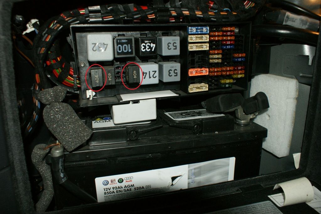 2004 touareg fuel fuse box